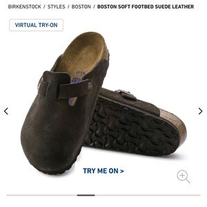 Boston Soft Footbed Suede Leather Shoes